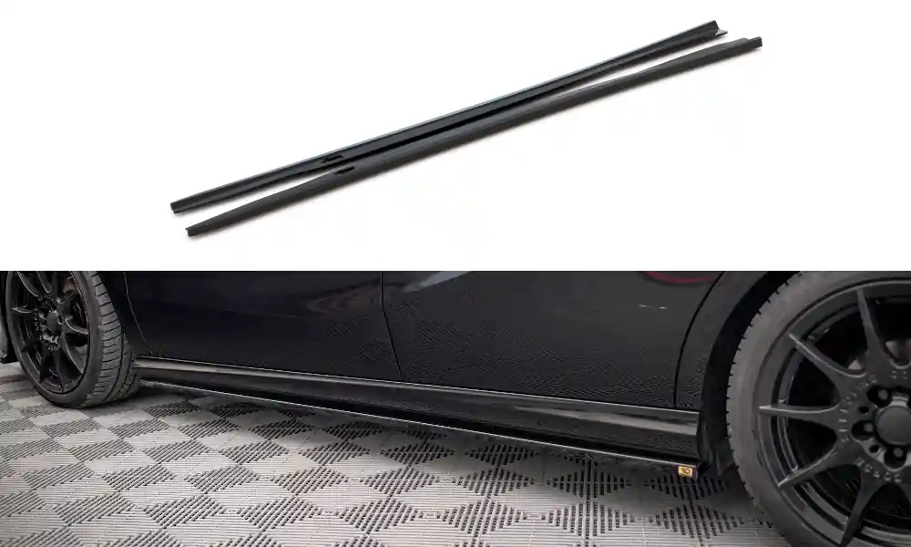 Poslední Šance Mercedes třída B W246 facelift difuzory pod boční prahy Maxton Design