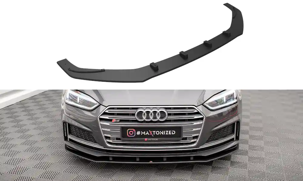 Top Prodej Audi S5 F5 "Street Pro" spoiler pod přední nárazník s červenou linkou S-Line Coupe/Sportback Maxton Design