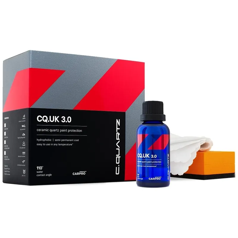 Nakupujte Hned CarPro - Sada keramické ochrany laku CQUARTZ UK 3.0 50ml + Reload