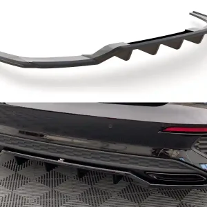 Poslední Šance Audi A3 8Y, středový spoiler pod zadní nárazník s žebrováním, Sedan S-Line, Maxton design