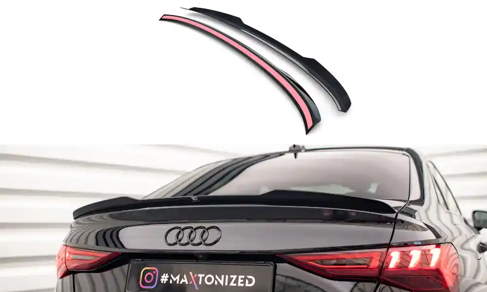 Hit Sezóny Audi A3 8Y, prodloužení spoileru, Sedan včetně S-Line, Maxton design
