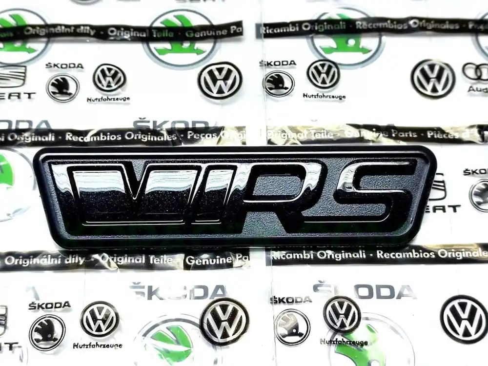 Škoda logo RS verze 2023 logop lakované F9R podklad mat Top Prodej