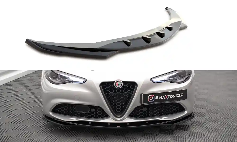 Akční Nabídka Alfa Romeo Giulia Sport, spoiler pod přední nárazník ver. 2, Maxton Design