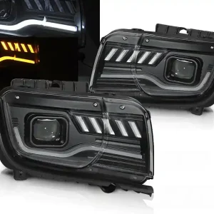 CHEVROLET CAMARO 09-13 - přední černá světla TUBE LIGHT Ihned K Objednání