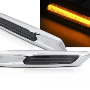 Nejlepší Volba BMW F10/F11 10-13 - Boční LED blikače - kouřové stříbrné
