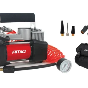 Kompresor do auta kovový 2 cylindry 12V HQ AComp-04 Novinka