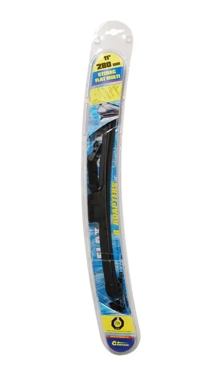 Stěrač FLAT MULTI 280mm s adaptéry Nová Kolekce