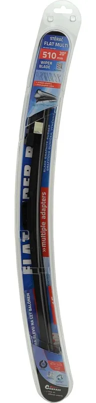 Stěrač FLAT MULTI s adaptéry 510mm Akční Cena