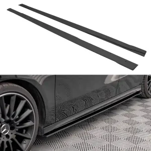 Rychlé Dodání Mercedes třída A W177 A35 AMG Aero, difuzory pod boční prahy, plast ABS bez povrchové úpravy, MAXTON DESIGN