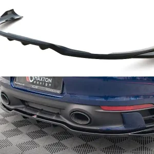 Výprodej Porsche 911 992 Carrera/Carrera S Aero, středový spoiler pod zadní nárazník s žebrováním v.2, maxton design
