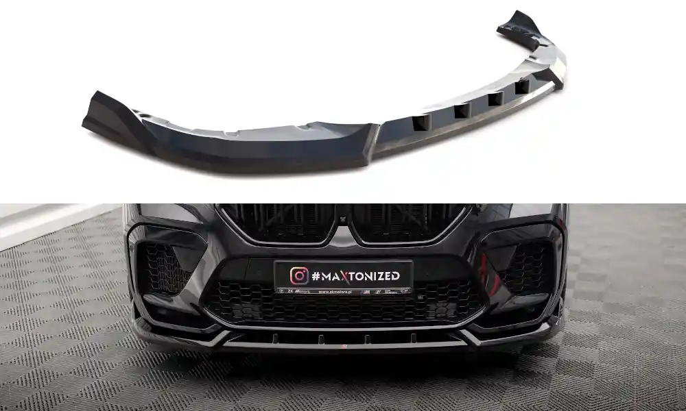 BMW X6 M F96, spoiler pod přední nárazník ver. 2, Maxton Design Objednat Nyní