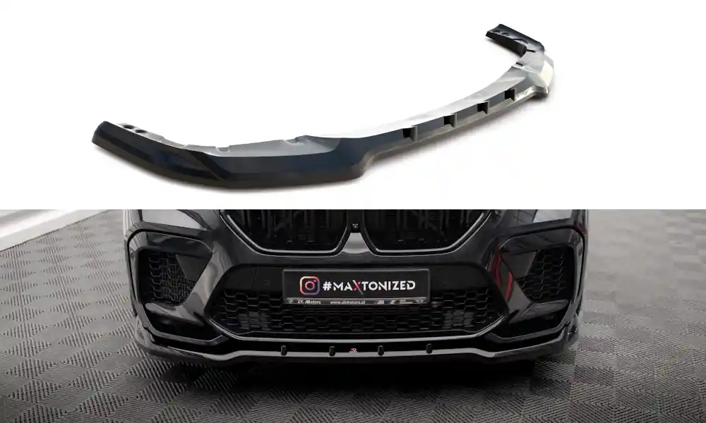 Ověřený BMW X6 M F96, spoiler pod přední nárazník, Maxton Design