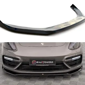 Porsche Panamera 971 E-Hybrid, spoiler pod přední nárazník ver. 1 Maxton Design Pouze Dnes