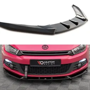 Sleva Volkswagen Scirocco Mk3, spoiler pod přední nárazník ver. 3, Maxton Design