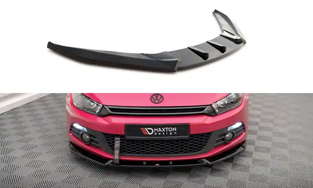 Sleva Volkswagen Scirocco Mk3, spoiler pod přední nárazník ver. 3, Maxton Design