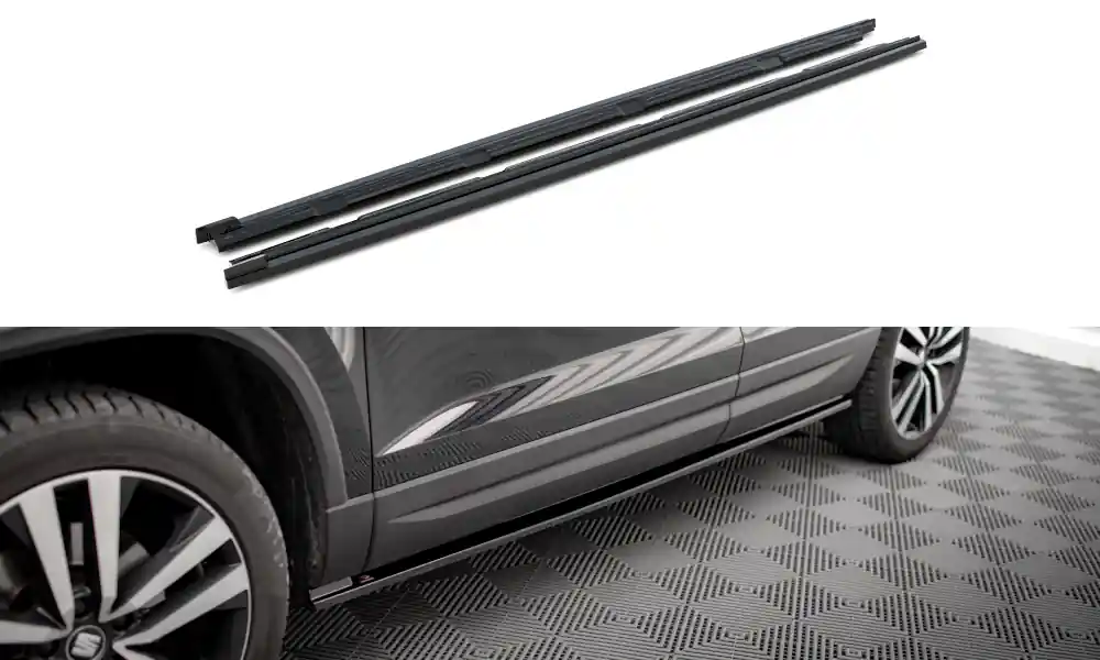 Vysoce Kvalitní Seat Ateca Mk1, difuzory pod boční prahy, Maxton Design