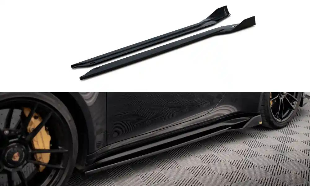 Jen Po Omezenou Doba Porsche 911 992 Turbo S,difuzory pod boční prahy, Maxton design