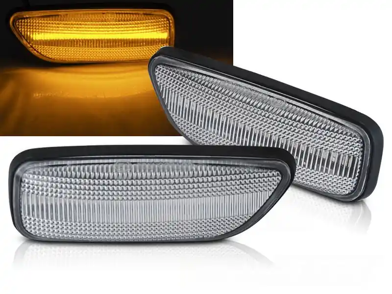 Volvo S60 S80 V70 XC90 - LED dynamické blikače bílé Poslední Šance