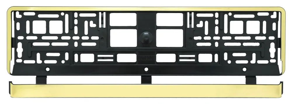 Výhodná Nabídka Podložka pod SPZ Gold strip