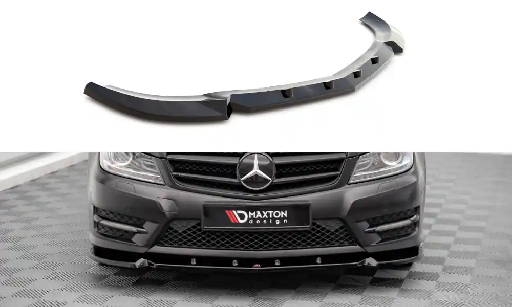 Mercedes C W204/AMG-Line Coupe, spoiler pod přední nárazník, Maxton Design Oblíbený