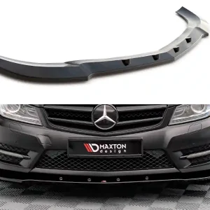 Autentický Mercedes C W204/AMG-Line Coupe, spoiler pod přední nárazník ver. 2, Maxton Design