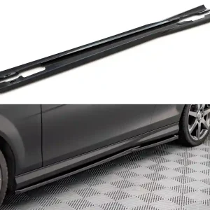 Mercedes C W204/AMG-Line Coupe, difuzory pod boční prahy, Maxton Design Originální