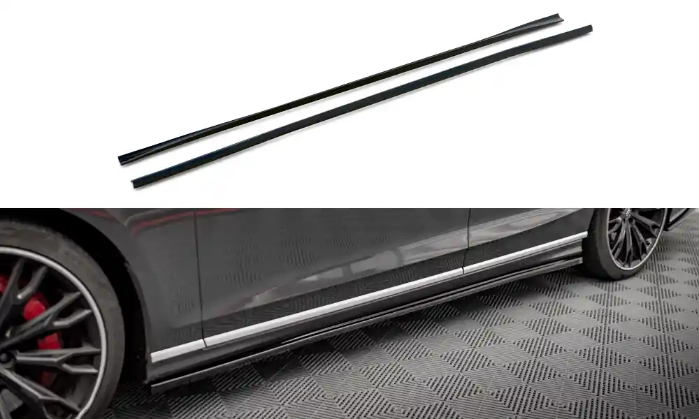 Audi S8 D5, difuzory pod boční prahy, Maxton design Oblíbený