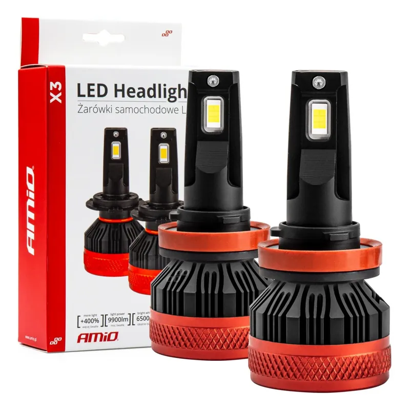 Omezená Nabídka LED žárovky hlavního svícení X3 Series - H8/H9/H11