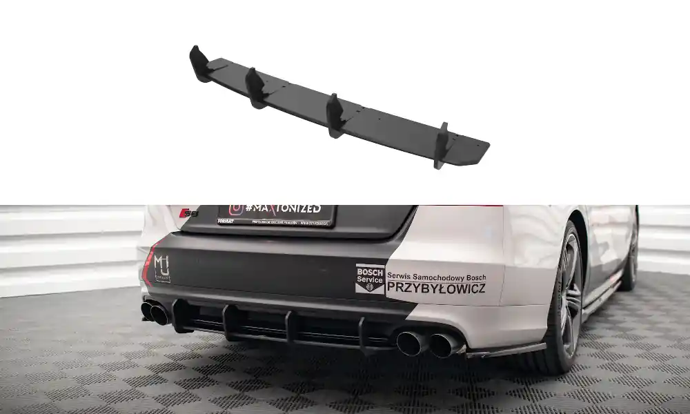 Audi S8 D4, "Street Pro" difuzor zadního nárazníku, Maxton Design Ověřený