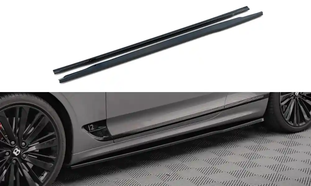 Bentley Continental GT Mk3, difuzory pod boční prahy, Maxton Design Expresní Doručení