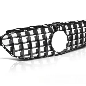 Akční Nabídka Mercedes W205 14-18 - Přední maska SPORT GLOSSY BLACK