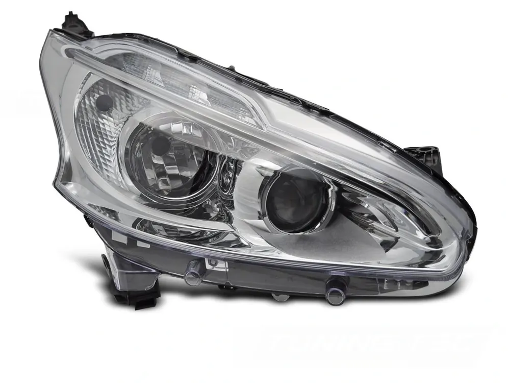 Přední světlo PEUGEOT 208 12-15 chrom PRAVÉ TYC Horká Nabídka