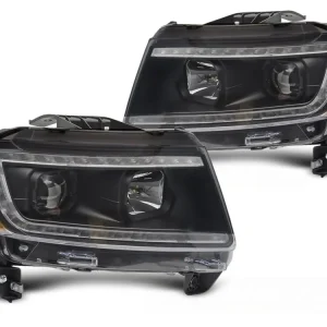 Must-Have Přední světla JEEP GRAND CHEROKEE 11-13 černá TUBE LIGHT
