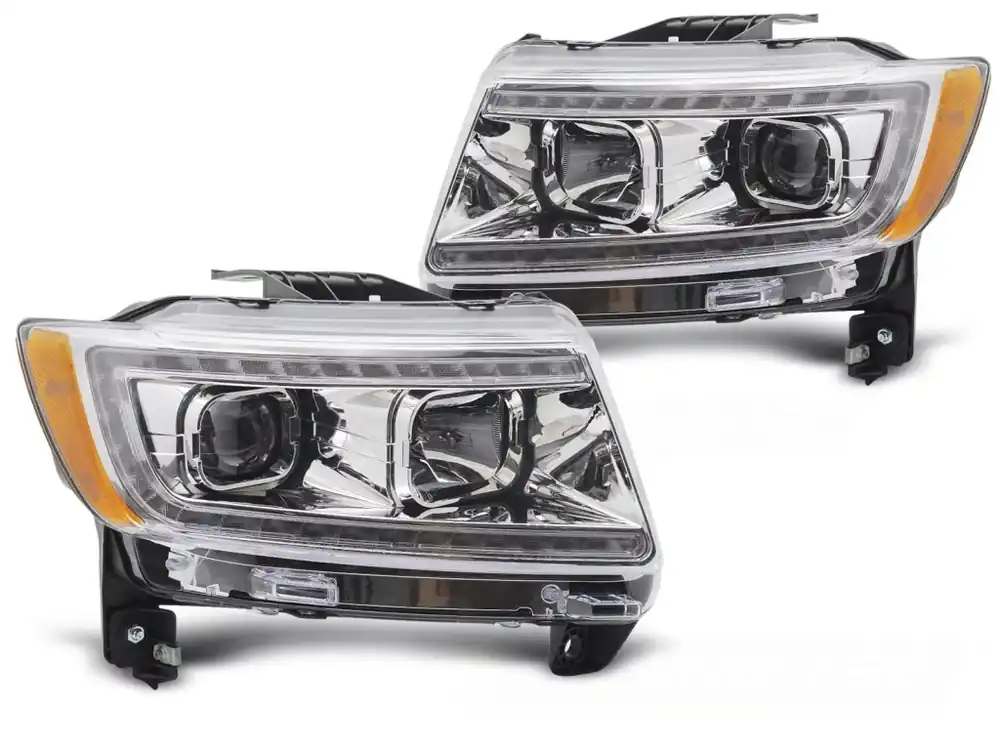 Nejprodávanější Přední světla JEEP GRAND CHEROKEE 11-13 chrom TUBE LIGHT