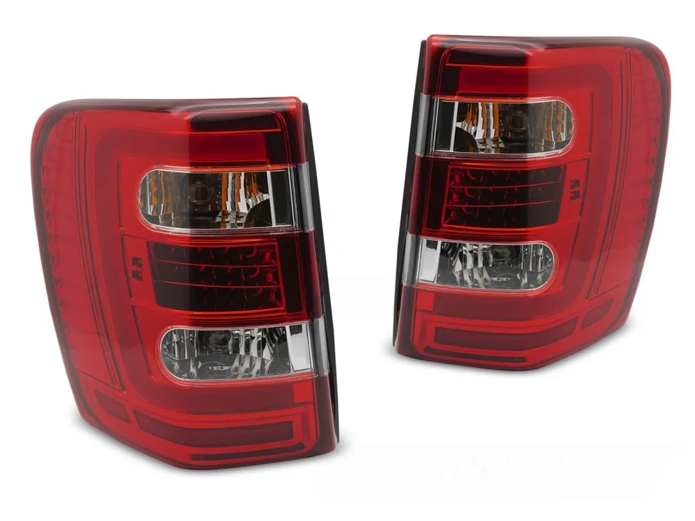 Zadní světla JEEP GRAND CHEROKEE 99-05.05 červená/bílá LED Dokud Zásoby Vydrží