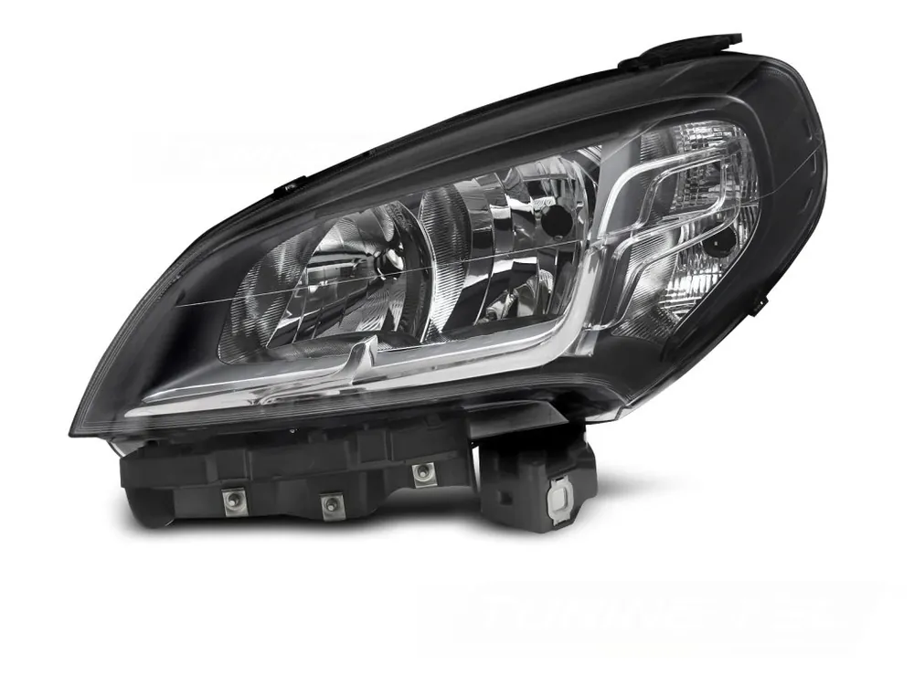 Dokud Zásoby Vydrží Přední světlo FIAT DOBLO 14-22 černé LEVÉ TYC