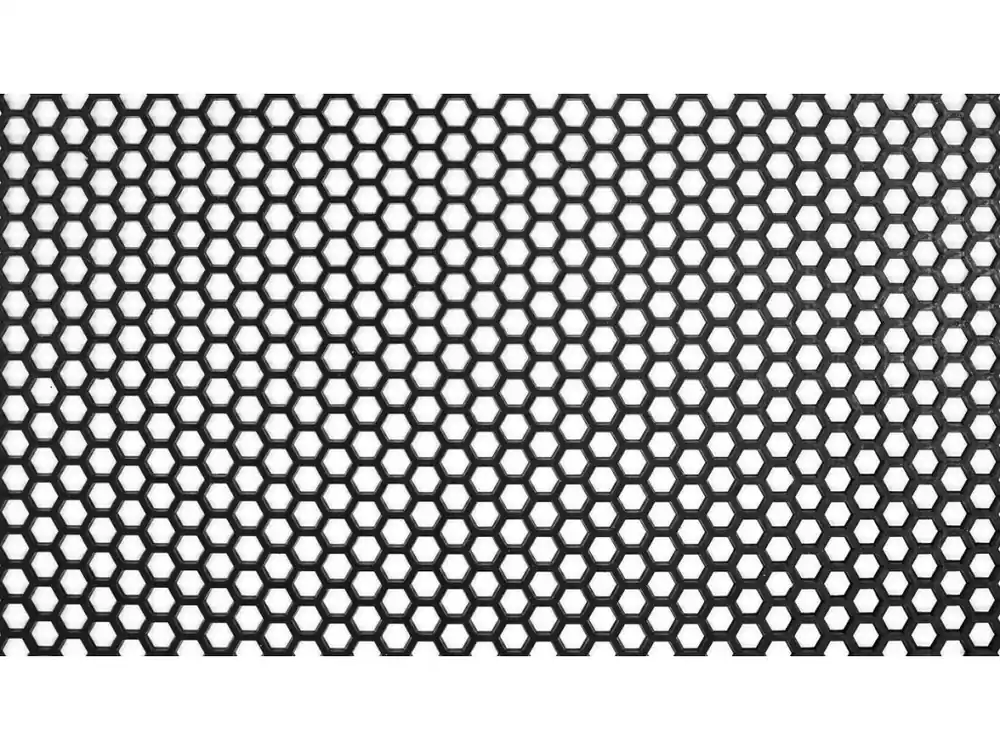 Plastová mřížka do nárazníku, černá, HoneyComb 120×40 cm (10×8mm) Speciální Cena