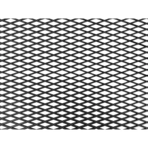 Vrácení Zdarma Plastová mřížka do nárazníku, černá, Diamond Black 120×40 cm (30×10 mm)