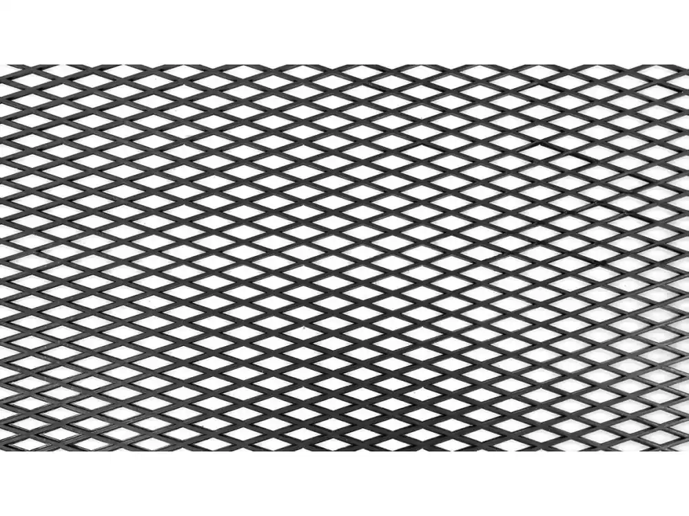 Vrácení Zdarma Plastová mřížka do nárazníku, černá, Diamond Black 120×40 cm (30×10 mm)