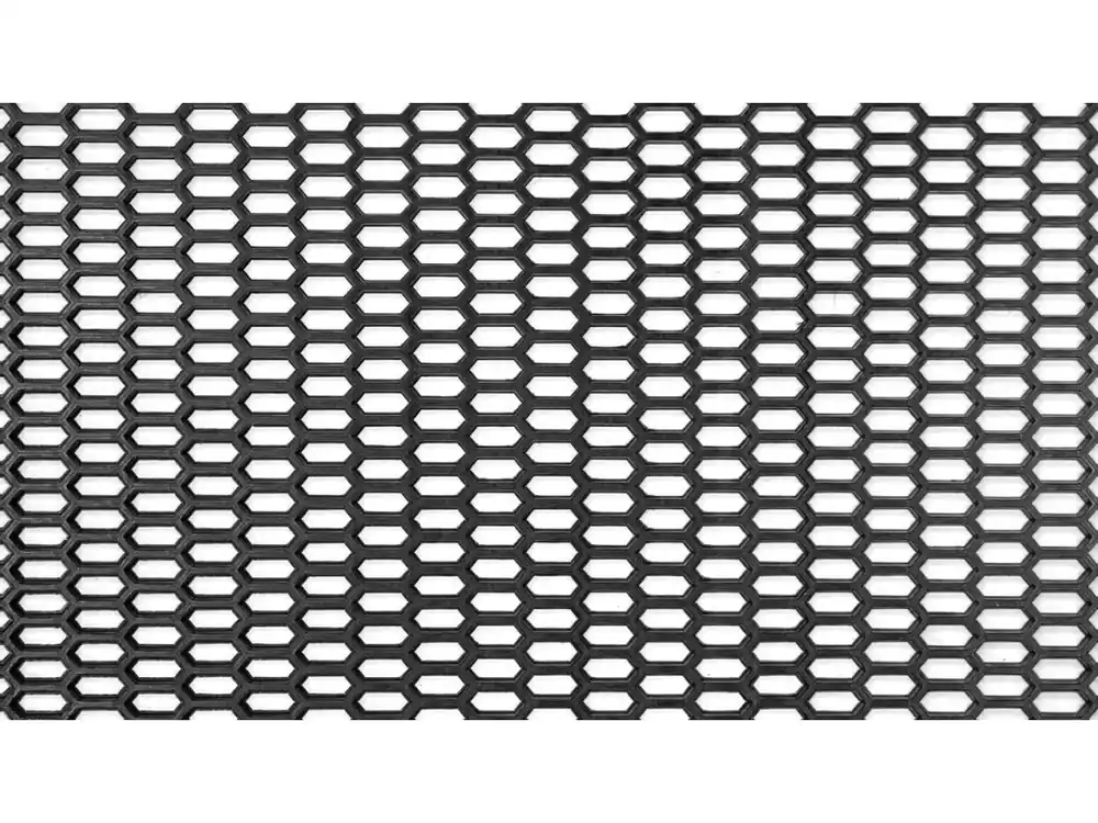 Plastová mřížka do nárazníku, černá, HoneyComb 120x40cm (16x7mm) Dokud Zásoby Vydrží