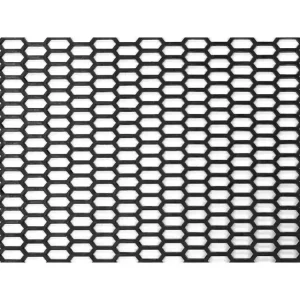 Plastová mřížka do nárazníku, černá, HoneyComb 120x40cm (20x8mm) Super Cena