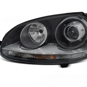 Přední světlo VW GOLF V 03-09 černé XENON LEVÉ TYC Finální Výprodej