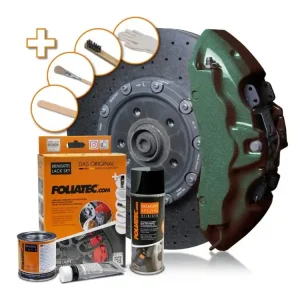 Koupit Online FOLIATEC dvousložková barva na brzdy, barva Green Hell Metallic