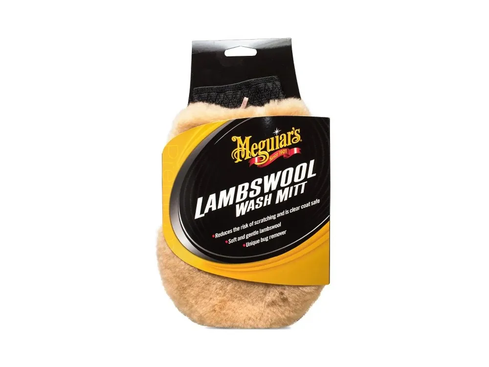 Meguiar‘s Lambswool Wash Mitt - mycí rukavice z pravé jehněčí vlny Ověřený
