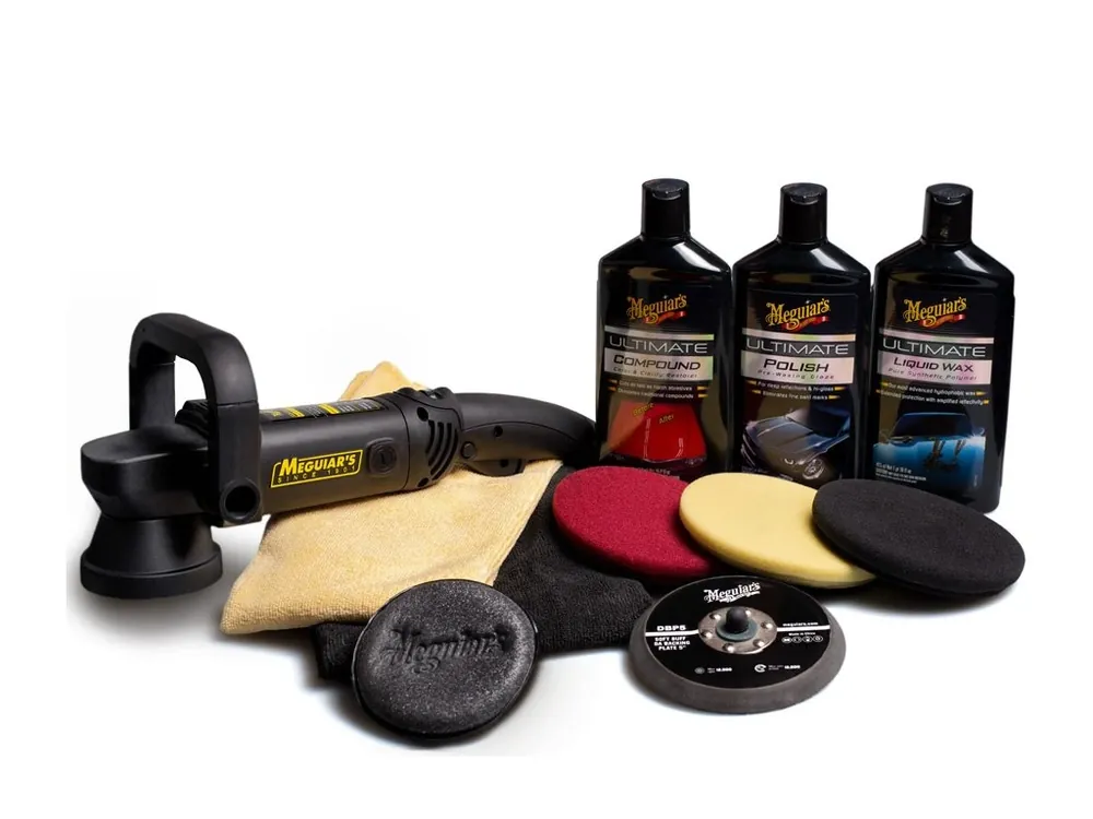 Meguiar‘s DA Ultimate Kit 5" - kompletní 5palcová sada pro strojní renovaci, leštění a voskování laku Nejprodávanější