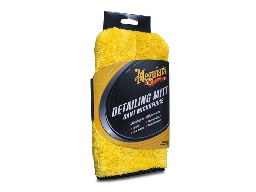 Meguiar‘s Detailing Mitt - extra hustá mikrovláknová rukavice nejen na interiér, 920 g/m2 Nová Kolekce