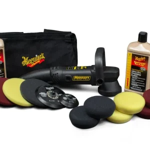Nejprodávanější Meguiar‘s Mirror Glaze Soft Buff DA Kit 3" + 5" - kompletní sada na profesionální renovaci laku, vč. orbitální leštičky Meguiar‘s MT310