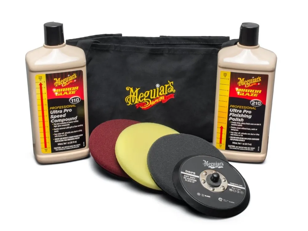 Meguiar‘s Mirror Glaze Soft Buff Kit 5" - kompletní 5palcová sada na profesionální renovaci laku Objednat Nyní