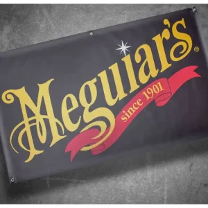 Nízká Cena Meguiar‘s PVC banner s logem a závěsnými oky - velikost 120 x 70 cm