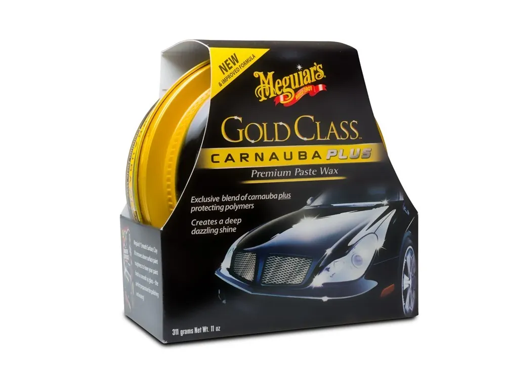 Ověřený Meguiar‘s Gold Class Carnauba Plus Premium Paste Wax - tuhý vosk s obsahem přírodní karnauby, 311 g